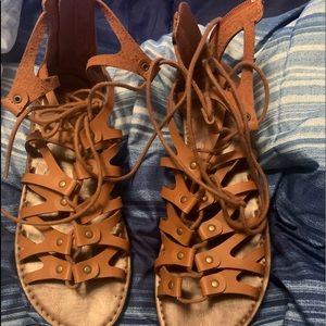 American eagle outfitters gladiator sandals